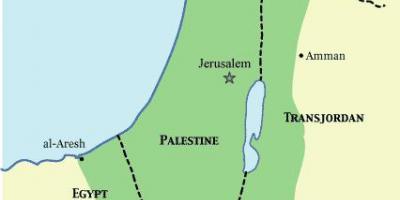 Karte von zionistischen